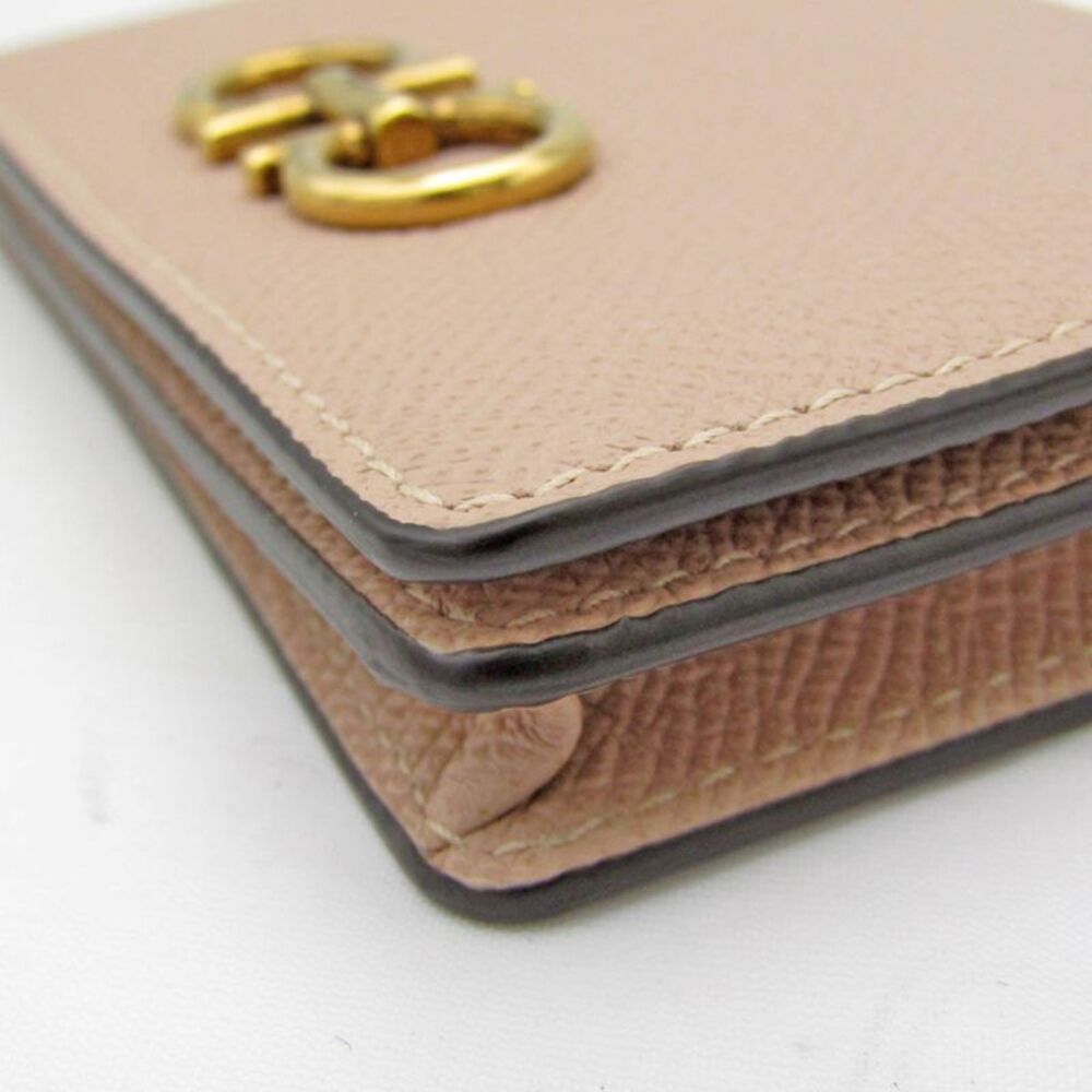 Salvatore Ferragamo Gancini Pink Leather Wallet (Pre-Owned) - Picture 10 of 11